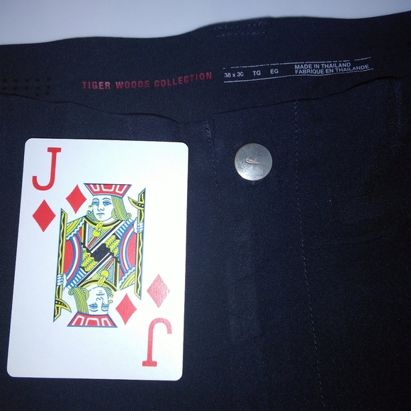Tiger Woods Collection Nike Collab Sweat Wicking Black Slacks Pants - Picture 6 of 14